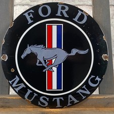 Plaque émaillée FORD MUSTANG
