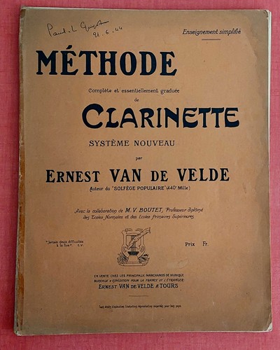 Méthode complète clarinette - complète,