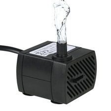 Mini Pompe à Eau pour Aquarium 350L Noir