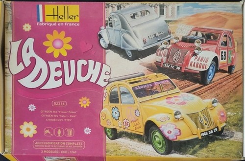 Heller deuche citroën 2cv - deuche,