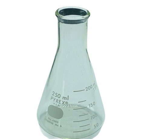 Pyrex lab flask corning