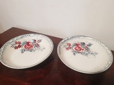 2 Assiettes Calottes  Faïence de Digoin LOT