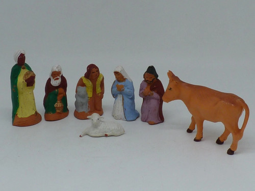 Creche anciens personnages - creche, en