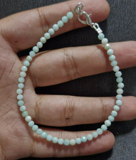 Main Amazonite Bracelet Naturel Pierre Précieuse Bijoux Stress Relief & Balance