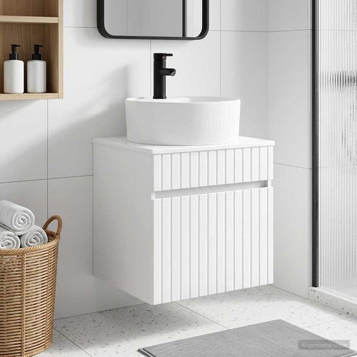 Meuble lavabo mural - lavabo, x