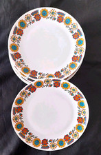 6 ASSIETTES PLATES BERRY HAUTE PORCELAINE P.L   NO ACAPULCO
