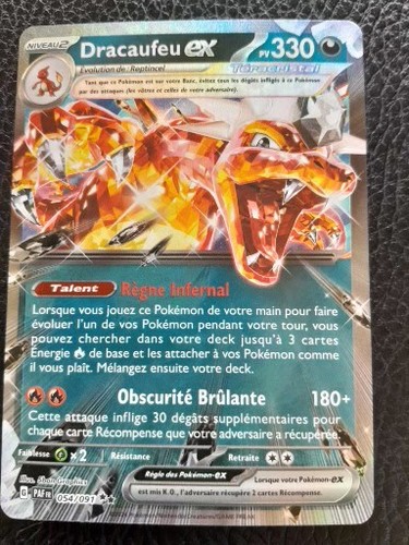 Carte pokémon dracaufeu - carte, ex