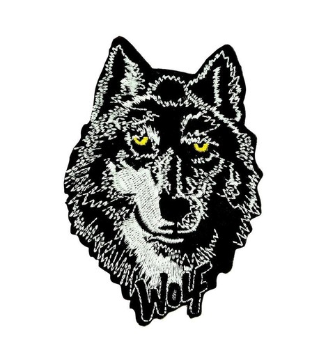 Patch ecusson brodé wolf loup