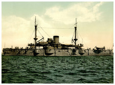 U. S. S. “Texas” Vintage photochrom print by Detroit Photochrom Compagny photo