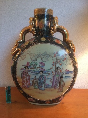 Vase lune chinois - vase,