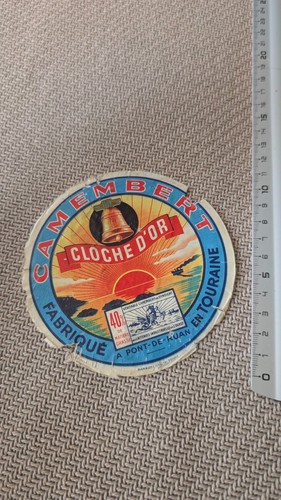 étiquette ancienne fromage - Étiquette,