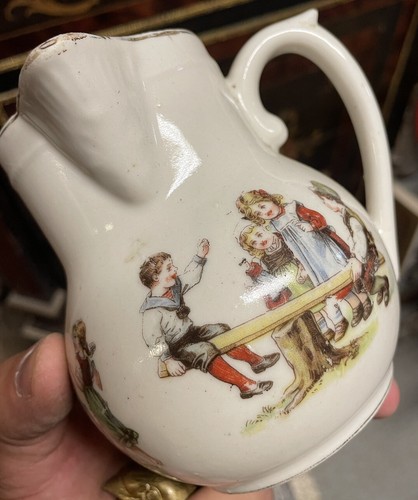 Pichet ancien faïence - ancien,