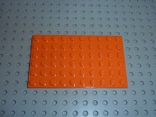 Plaque plate Orange 6 x 10 ref 3033 LEGO Set 3152/7991