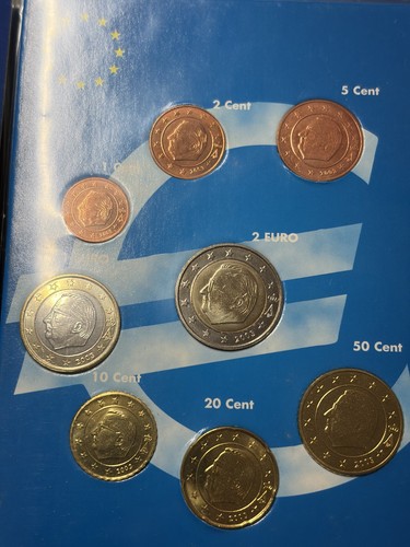 Série pièces euro belgique - 8,