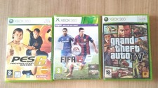 lot 3 jeux   XBOX 360  pes 6 fifa 15  grand theft auto