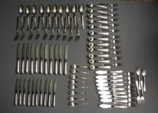 MENAGERE ERCUIS METAL ARGENTE 94 PIÈCES IDENTIQUE SPATOUR NO CHRISTOFLE