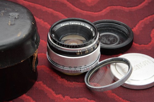Canon lens 35mm ltm - canon, f1.8
