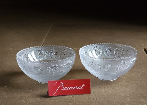 Baccarat paire de bol - baccarat, x
