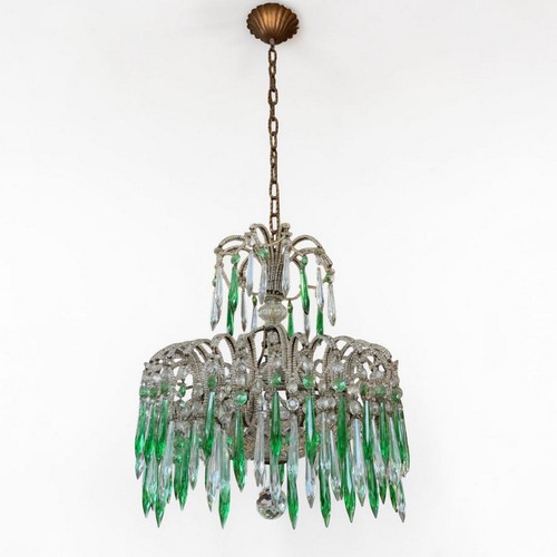 Lampadario italien cristal - lampadario,