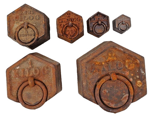 Lot poids balance - balance, anciens