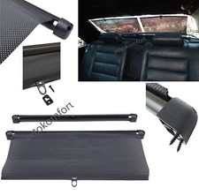 Rideau pare-soleil rétractable en cuir vinyle rouleau de 2 x 50 cm pour voiture