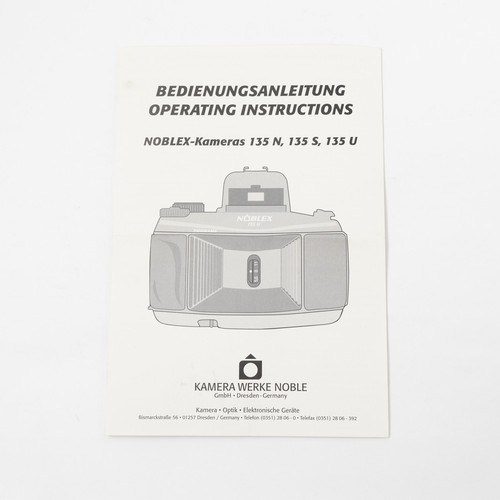Noblex panoramic camera 135n - noblex,