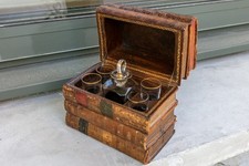 Cave liqueurs faux livres - liqueurs,