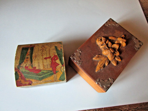 Coffret ancien carton - ancien, en