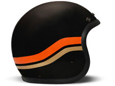 DMD Casque Jet Rétro Noir