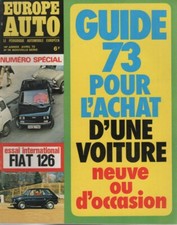 EUROPE AUTO 1973 74 ESSAI FIAT