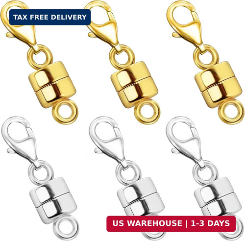 Magnetic necklace clasp - magnetic,