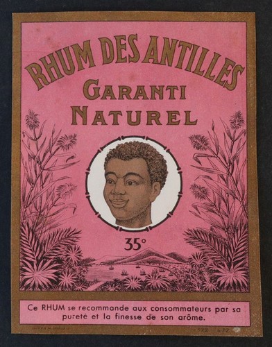 Ancienne étiquette rhum des - ancienne,
