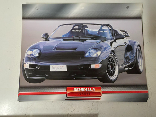 Gemballa extremo carte fiche - carte,