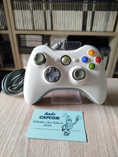 Microsoft Xbox 360 Manette Filaire Blanche Sans Embout Et Joystick Abîmé 