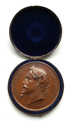 Médaille bronze napoléon - en,
