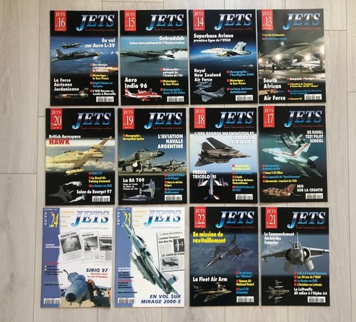 12x revues jets année - revues,
