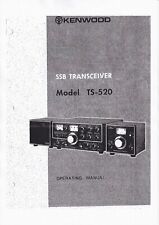 Bedienungsanleitung-Operating Instructions pour Kenwood TS-520