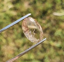 Petalite Facettée de Birmanie 4,00ct faceted white rare burma Myanmar gemstones