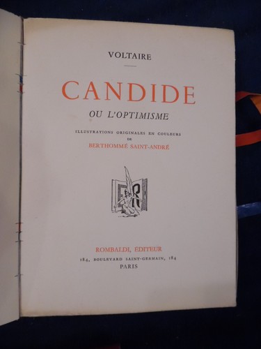 Candide optimisme - candide,