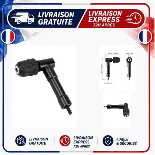 Mandrin perceuse angle - perceuse, d’angle