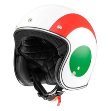 Casque Jet Scooter Original PIAGGIO Vespa Nations Italie 2.0 Blanc/Vert/Rouge /