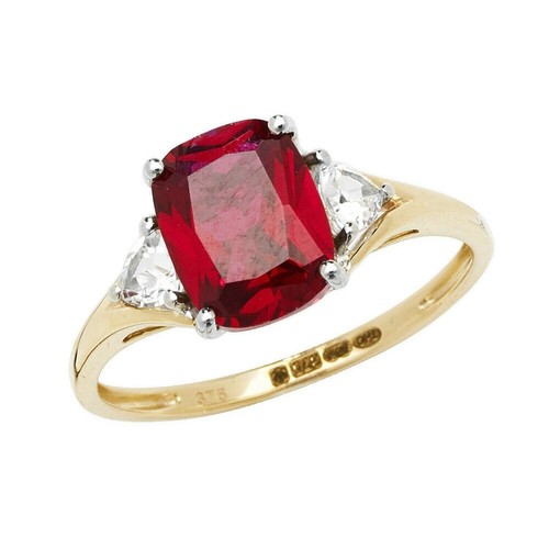 Bague rubis jaune - rubis, en