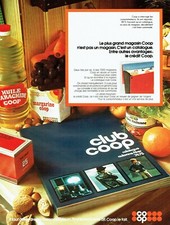 Publicité Advertising 420  1974  magasins Coop  Club  catalogue avantages crédit