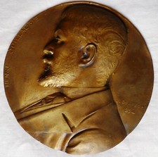 Médaillon 190 mm Bronze HENRI