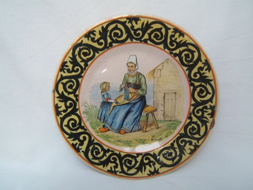 Ancienne assiette faïence - en,