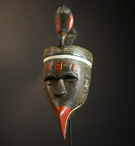 Masque africain bois - masque, fait