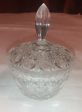 Sucrier En Cristal Taillé