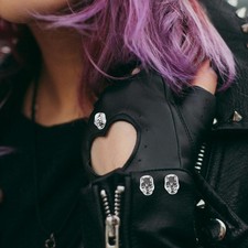 20pcs Punk Skull Studs Vêtements Punk Chaussures Rivet Accessoires