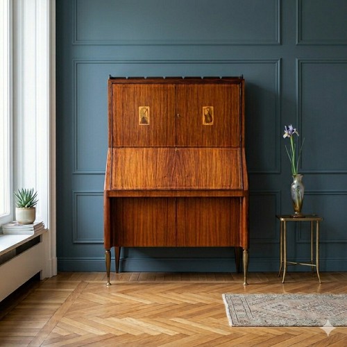 Meuble abattant vintage - vintage, bois