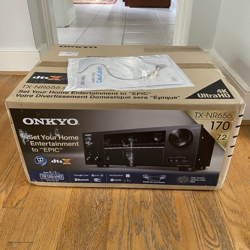 New sealed onkyo nr656 - tx-nr656, 7.2